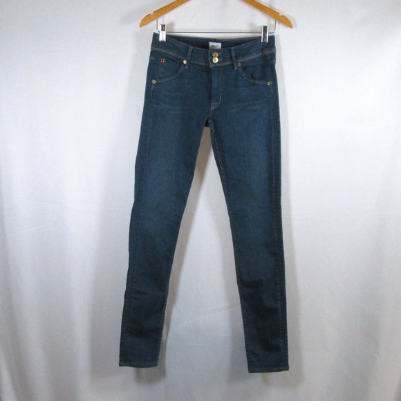 HUDSON Womens Collin Midrise Skinny Blue Jeans Size 27 RN# 107906 CA# 00… - Picture 1 of 11